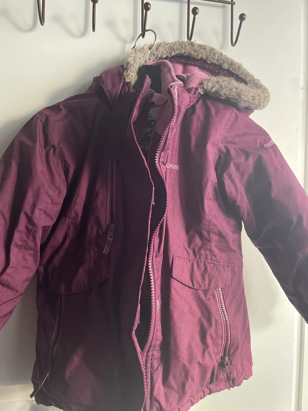7T OshKosh B'gosh purple winter jacket - photo 2