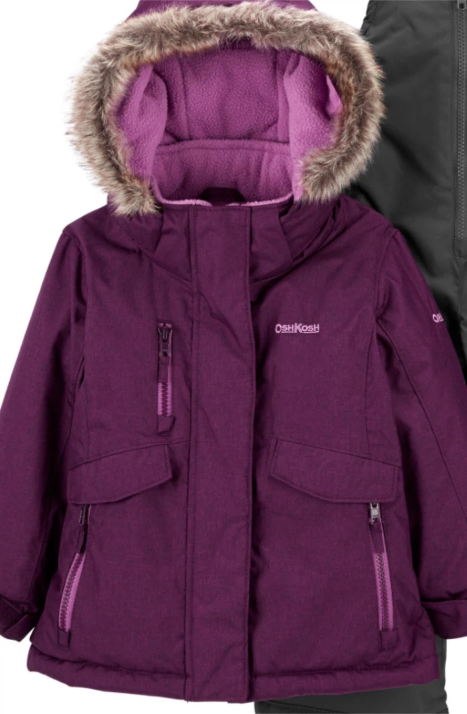 7T OshKosh B'gosh purple winter jacket