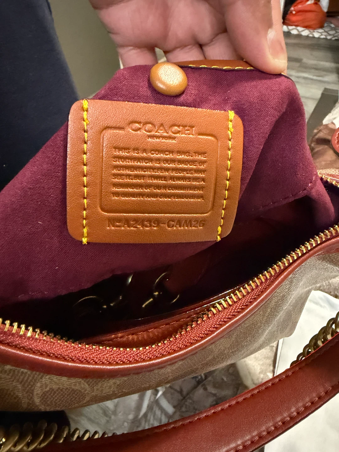 Coach Shoulder Canvas Bag - photo 3