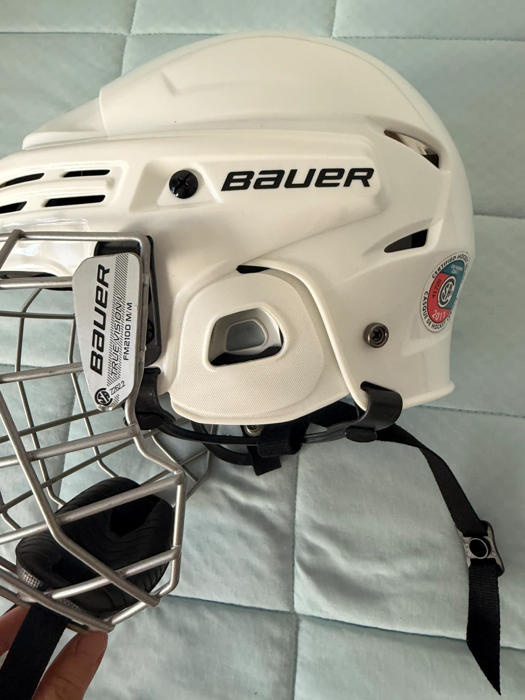 Bauer BHH2100M Hockey Helmet with Cage Size M - photo 4