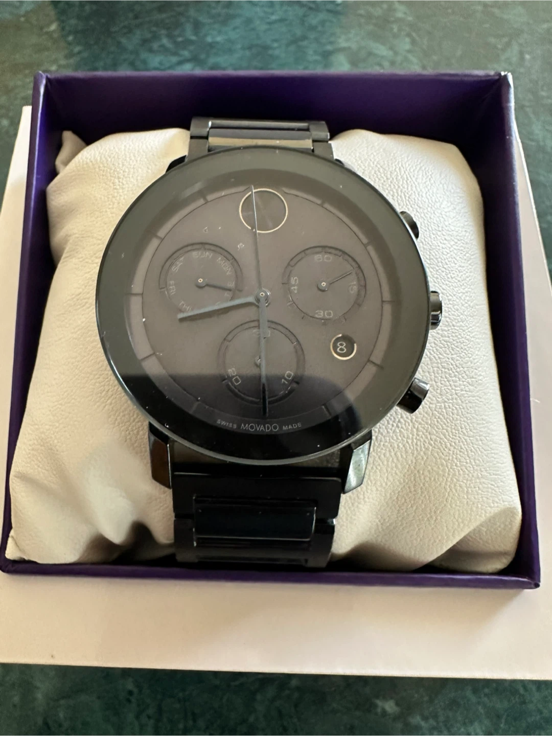 Movado BOLD Black Chronograph Watch - photo 3
