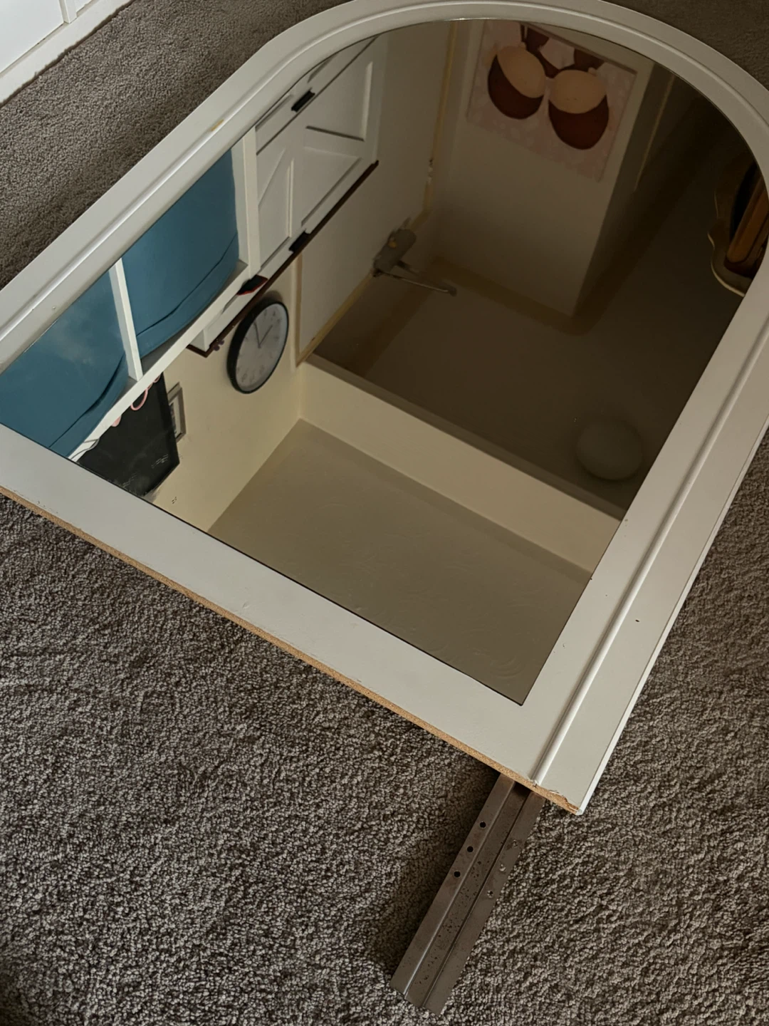 Arched Mirror for drawers or vanity - photo 2