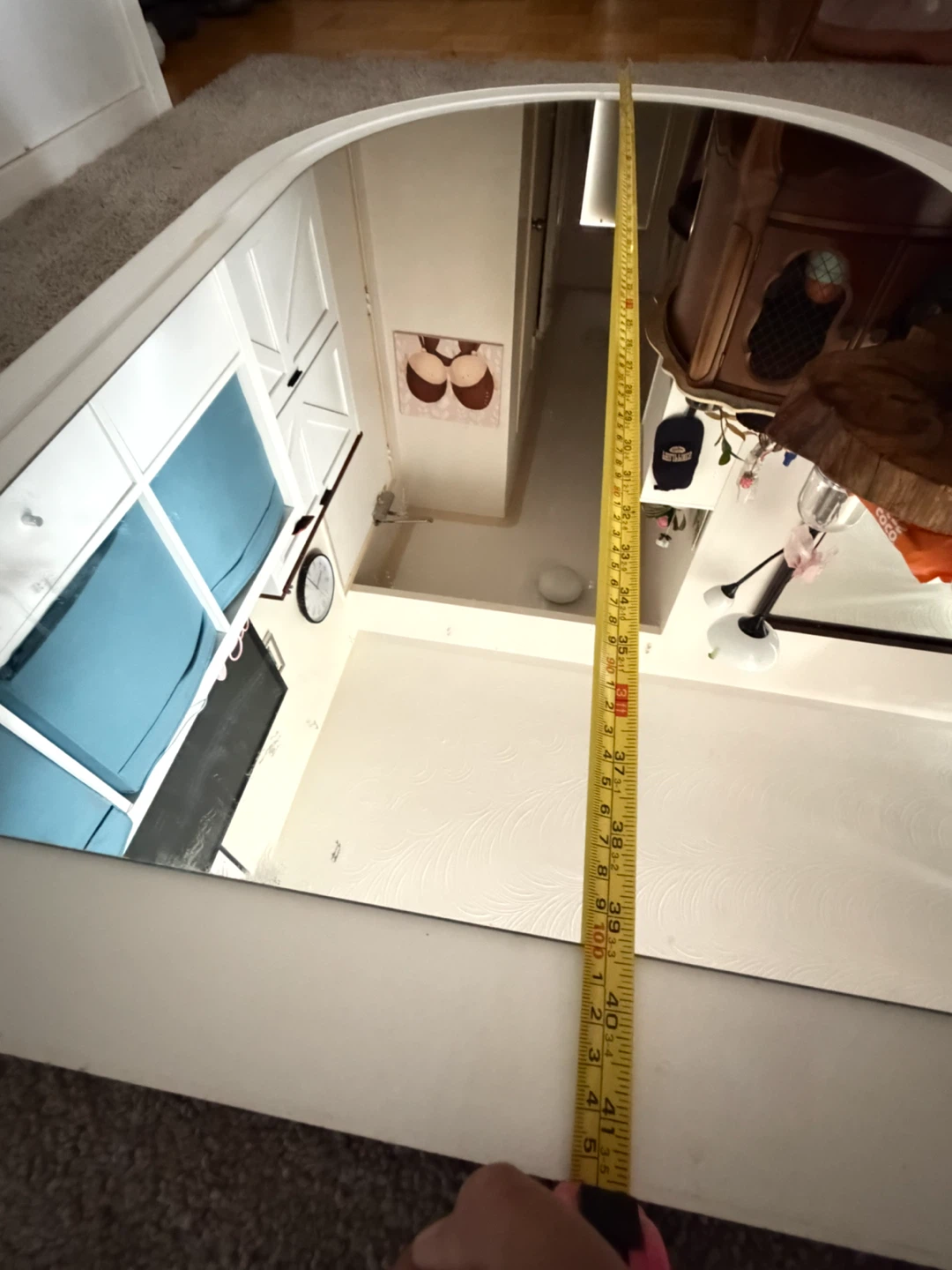 Arched Mirror for drawers or vanity - photo 4