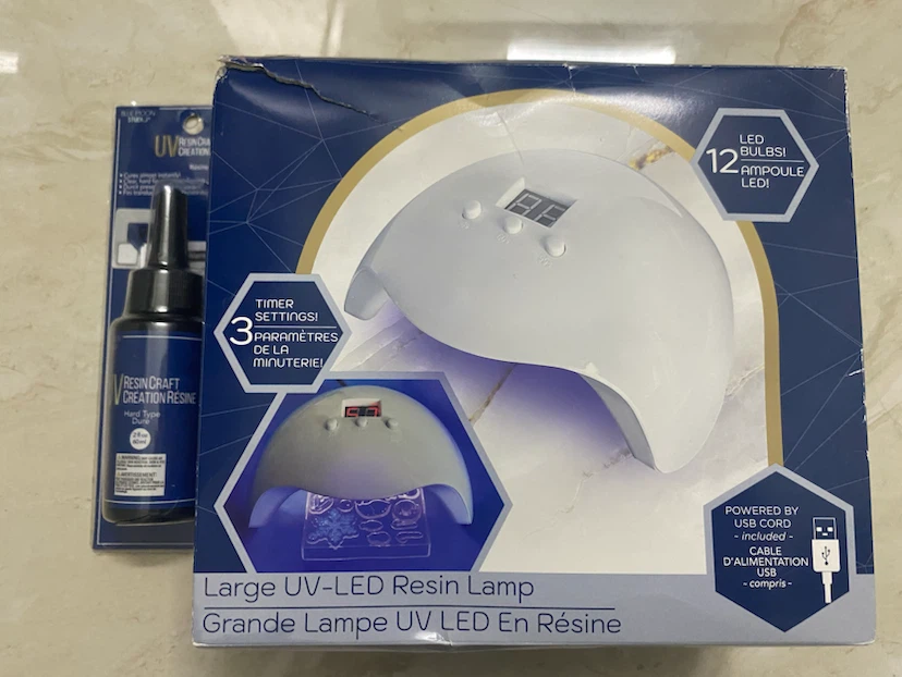 Blue Moon Studio UV Resin Lamp and Hard Type Resin Set
