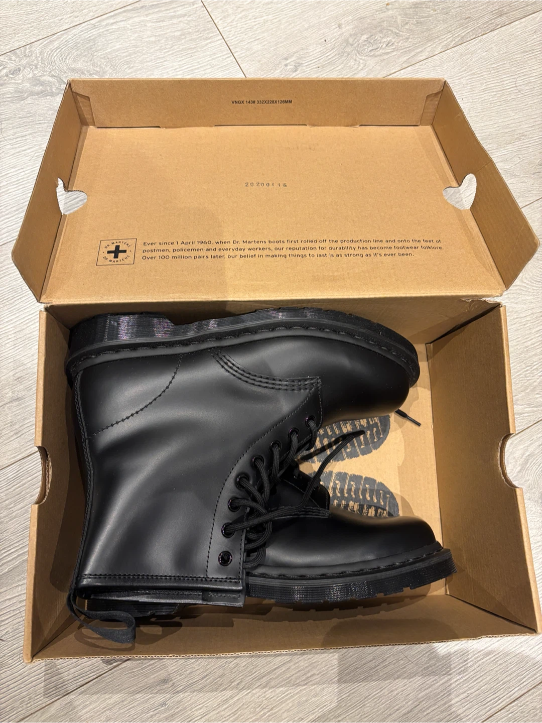 Dr. Martens 1460 Mono Black Smooth Boots