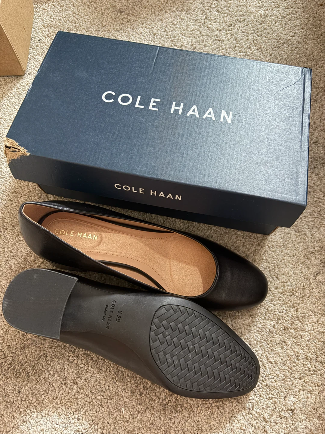 Cole Haan Black Leather Ballet heels - photo 2