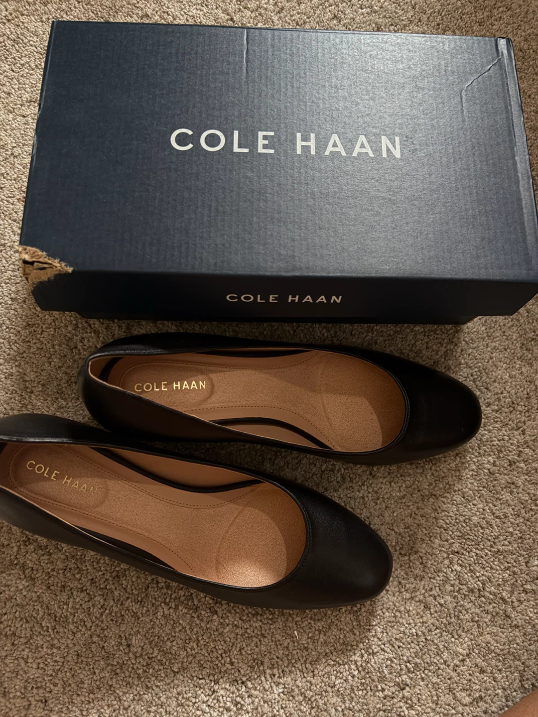Cole Haan Black Leather Ballet heels - photo 3