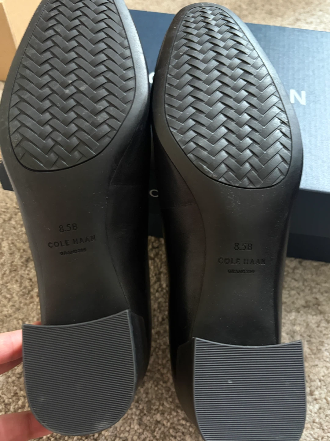 Cole Haan Black Leather Ballet heels - photo 4
