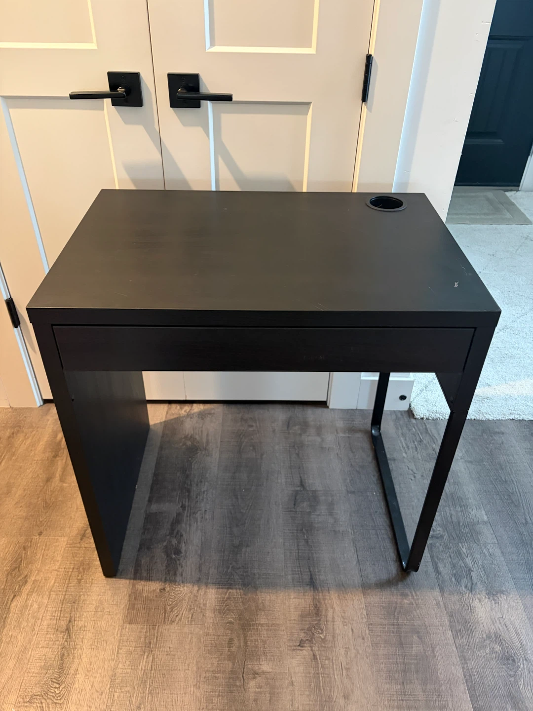 IKEA MICKE desk in black brown colour