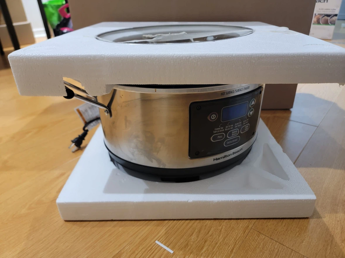 Hamilton beach slow cooker used thrice only - photo 2
