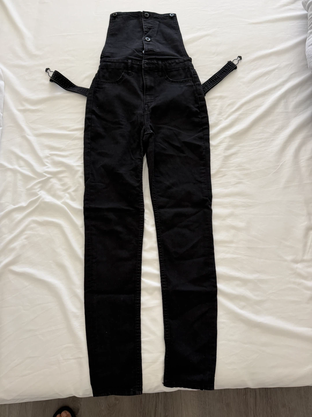 Divided by H&M Black Denim Overalls Size US 2
