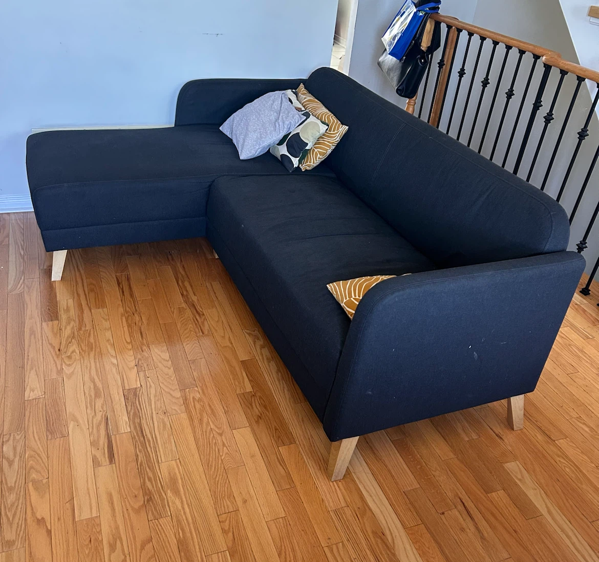 IKEA Sectional Sofa - Dark Grey