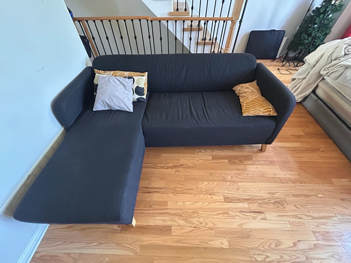 IKEA Sectional Sofa - Dark Grey - photo 2