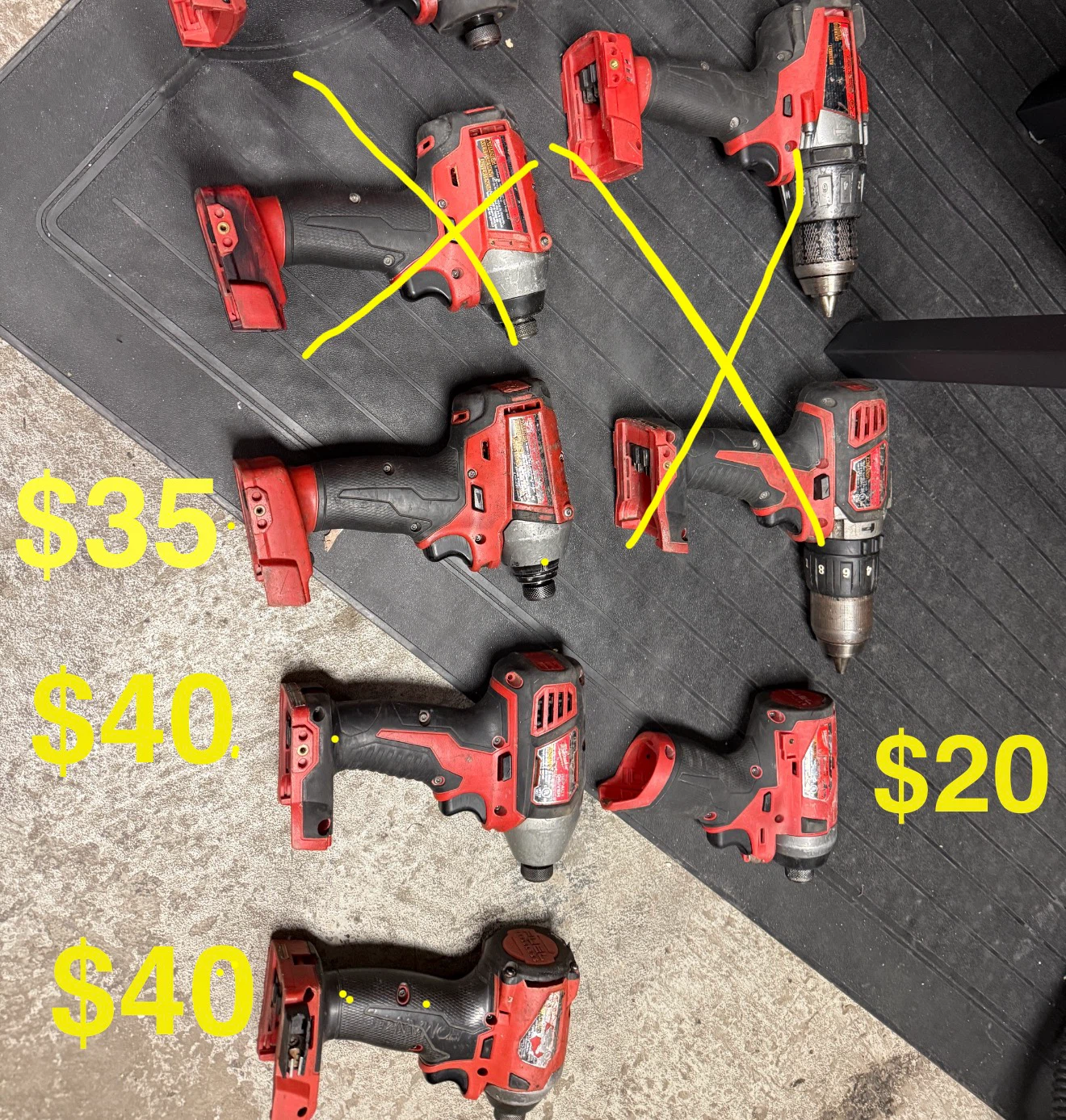 Milwaukee  tools and etc.