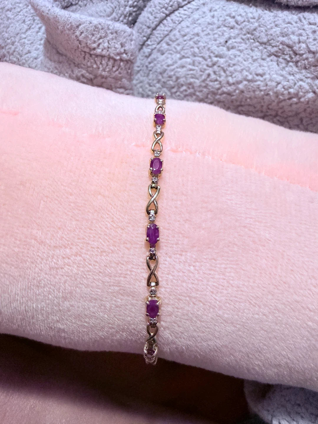 Ruby and Diamond Tennis Bracelet - photo 2