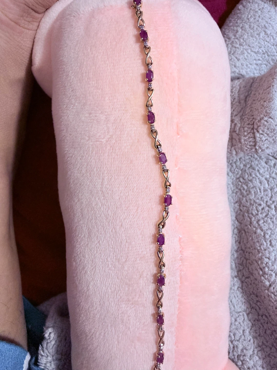 Ruby and Diamond Tennis Bracelet - photo 3