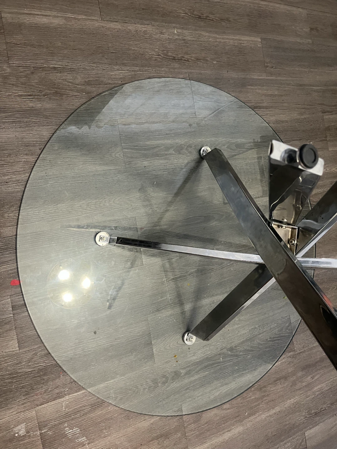 Round Glass Dining Table