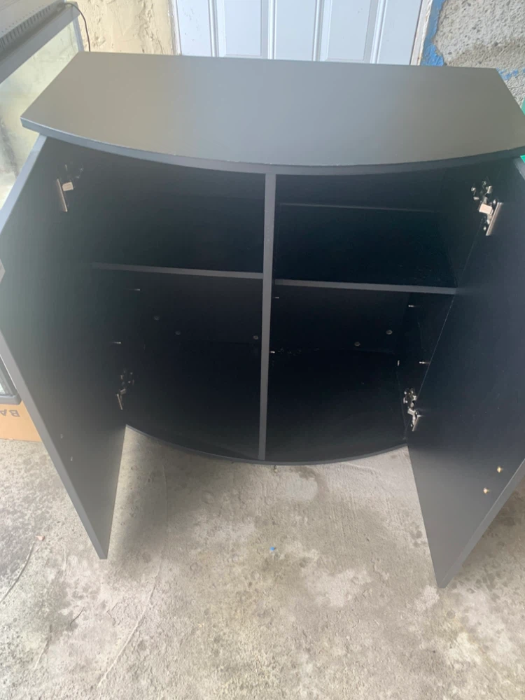 Black Aquarium Stand Cabinet - photo 2
