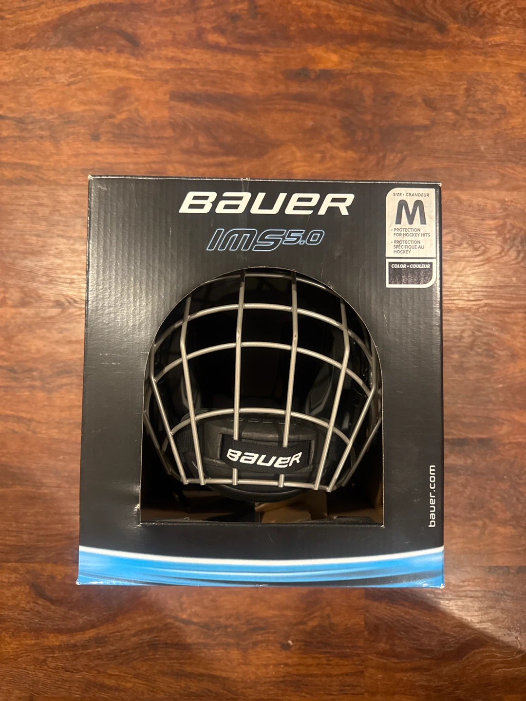 Bauer IMS 5.0 Hockey Helmet - Black - Size M - photo 2