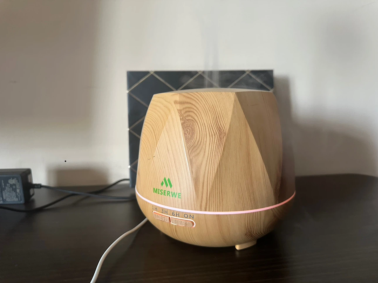 Miserwe Wood Grain Essential Oil Diffuser