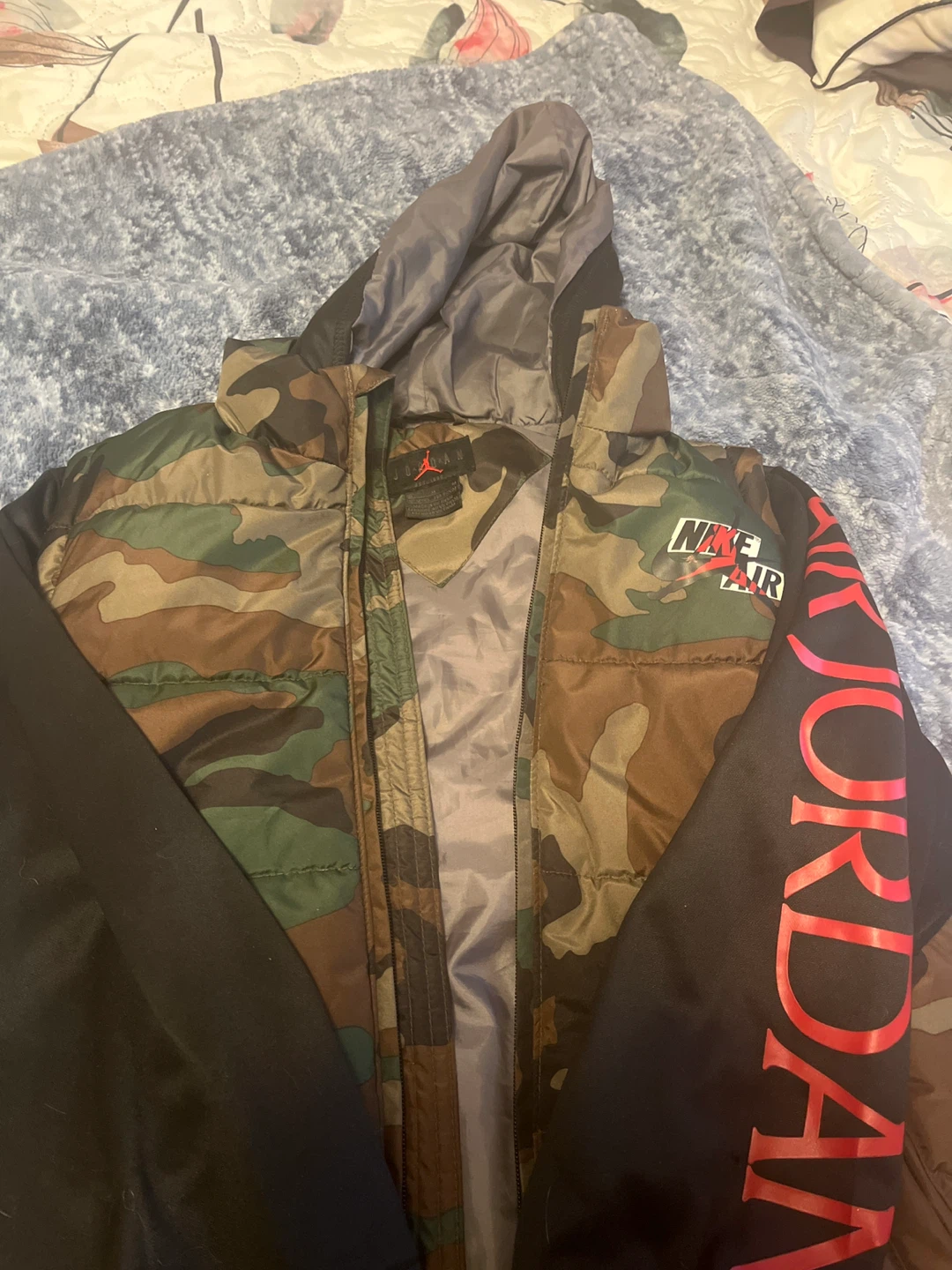 Jordan Camo Puffer Jacket