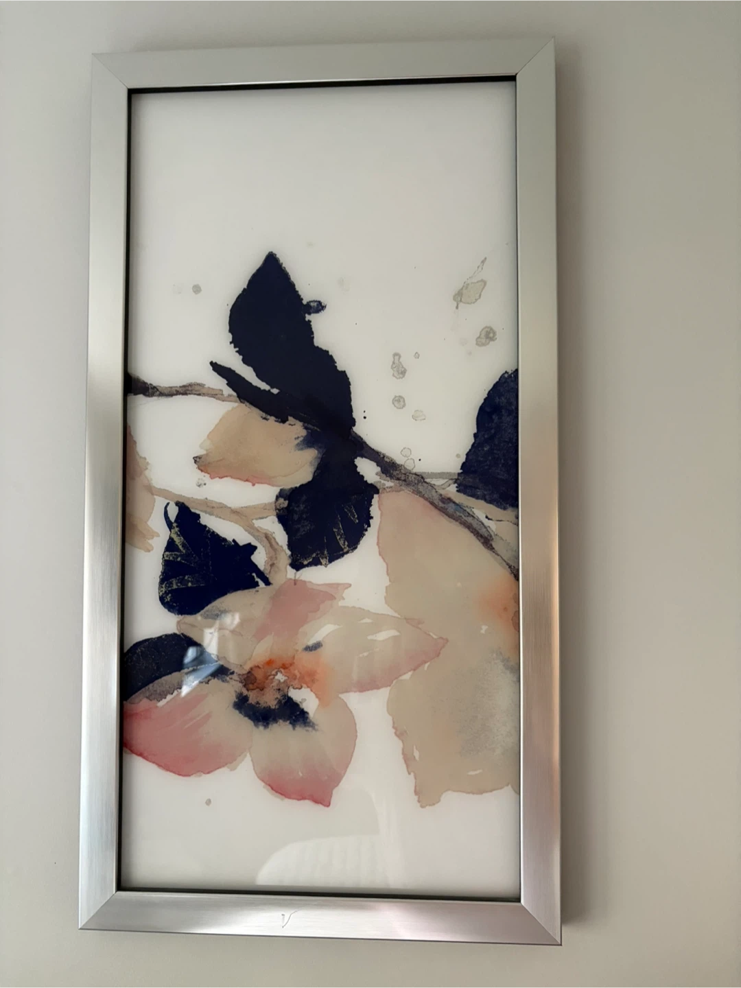 Framed Floral Artwork set of three lovely framed prints - photo 2