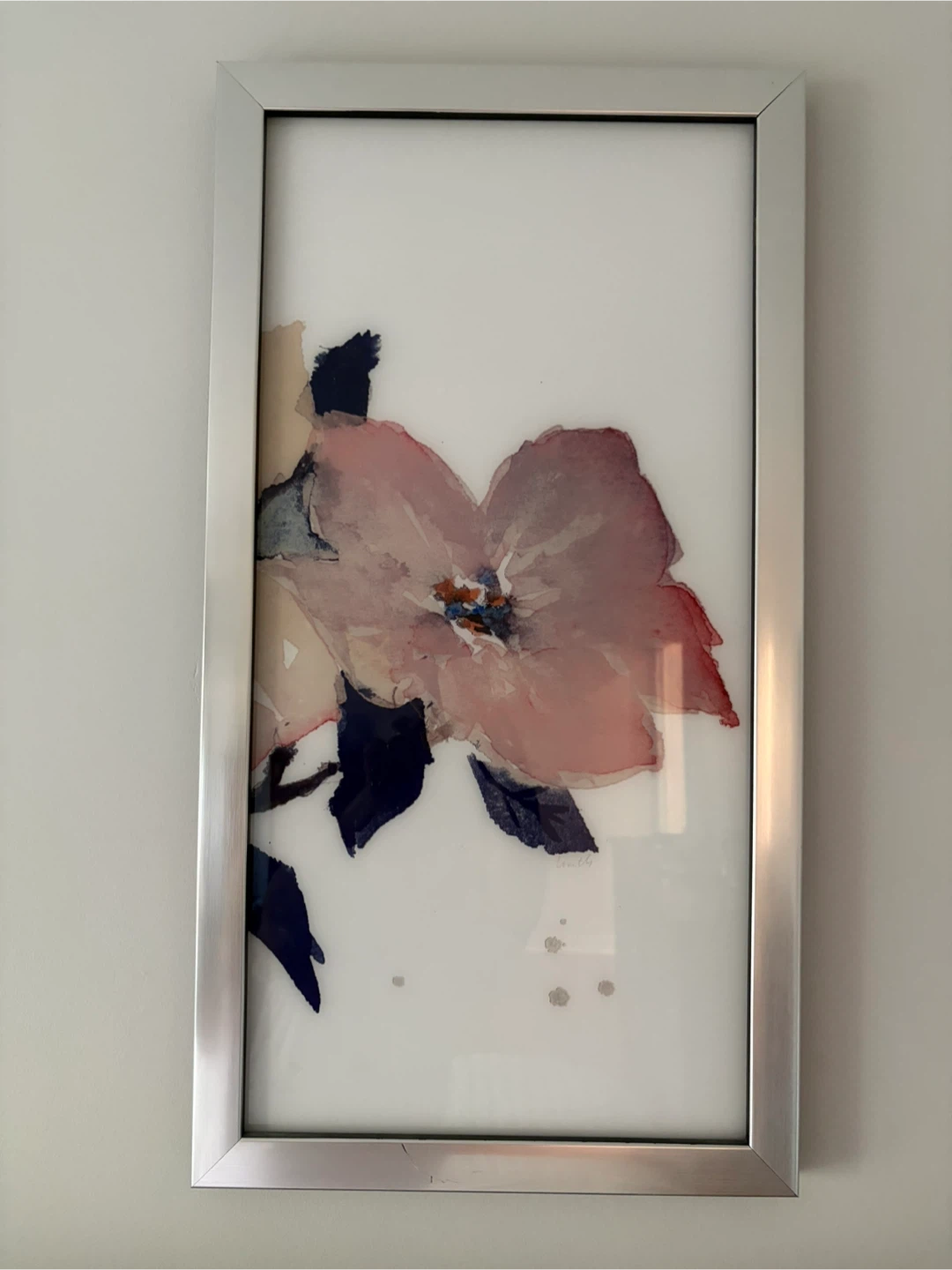 Framed Floral Artwork set of three lovely framed prints - photo 4