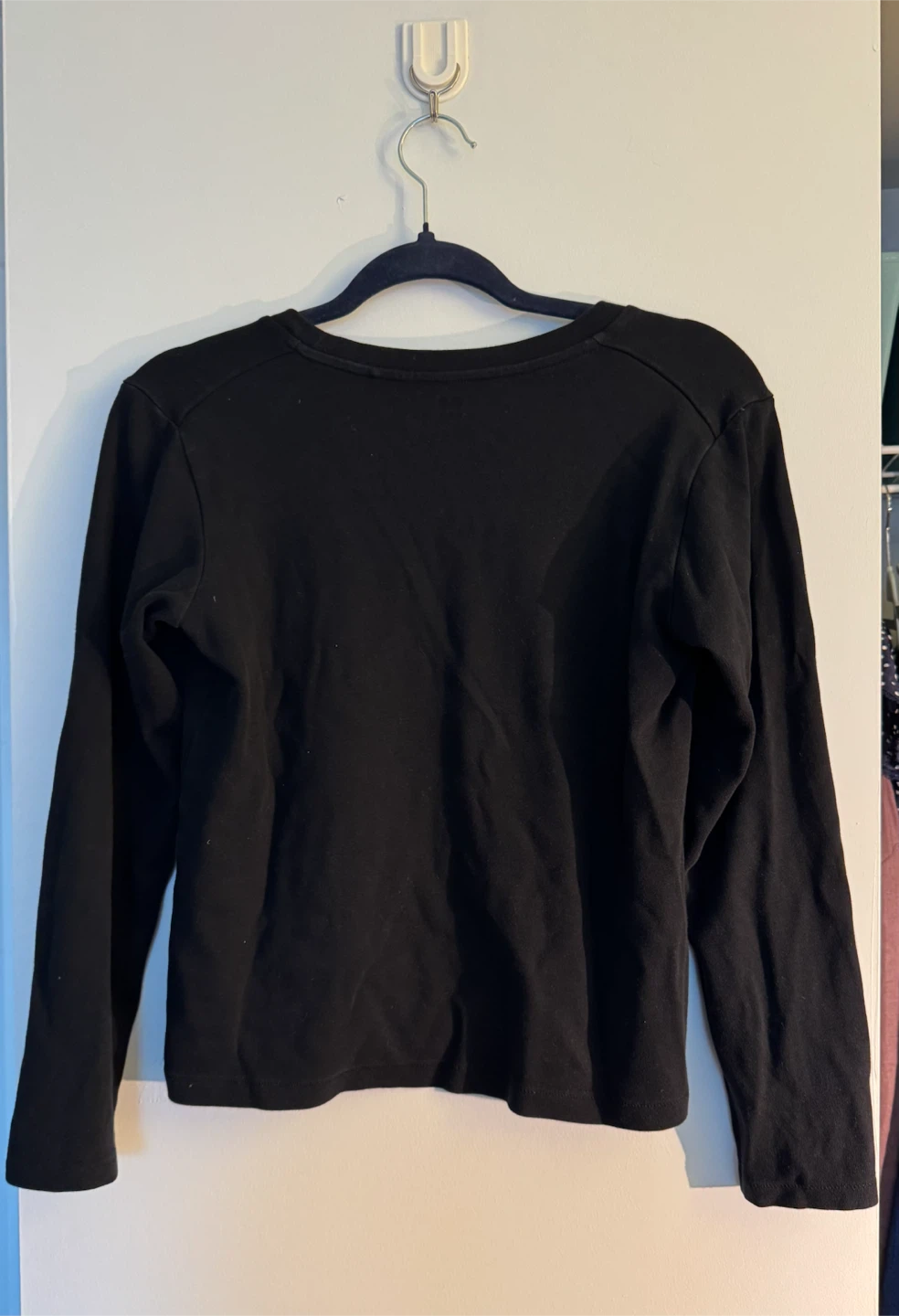 Uniqlo Black Long Sleeve Top Size S - photo 3