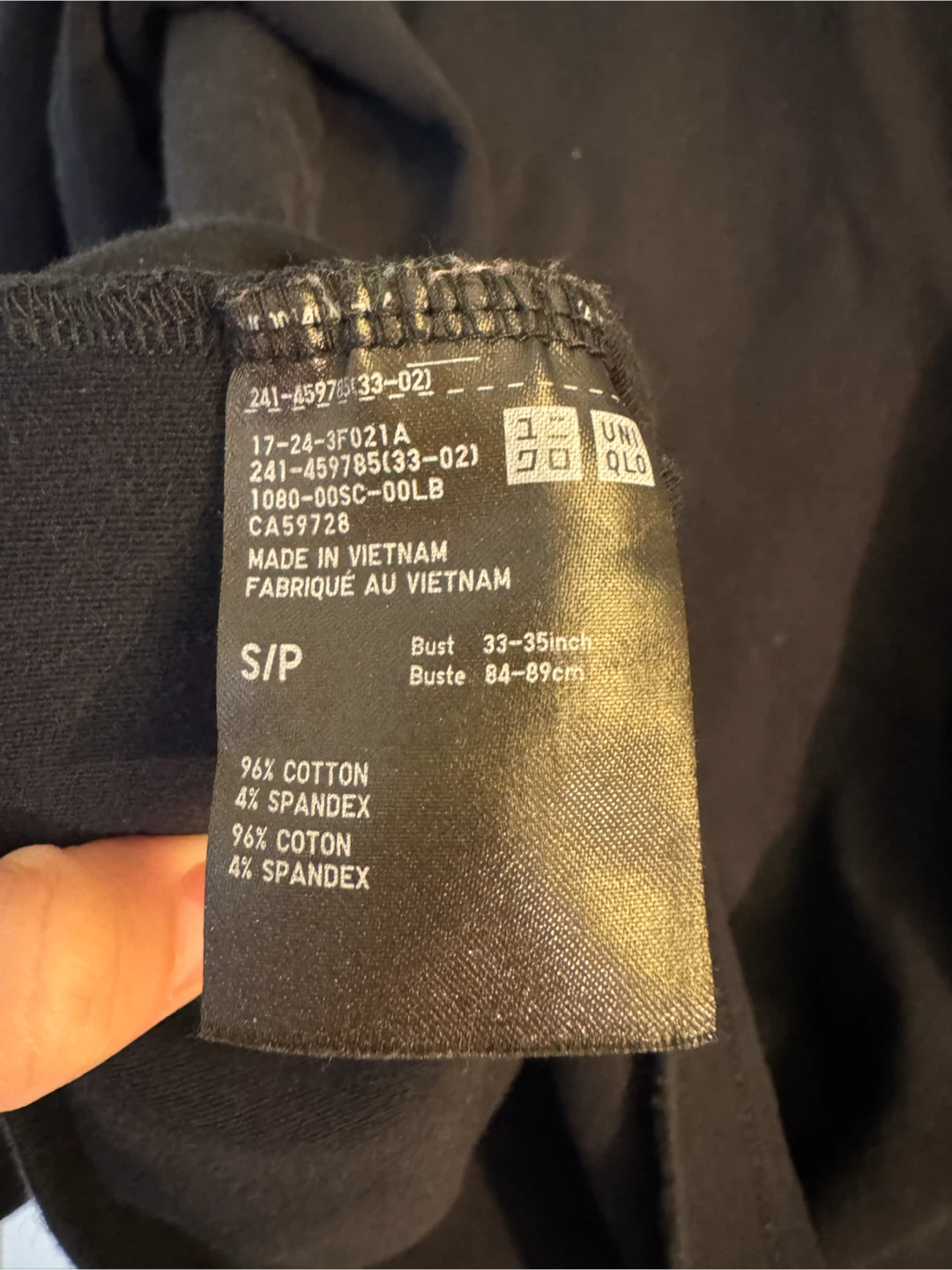Uniqlo Black Long Sleeve Top Size S - photo 4