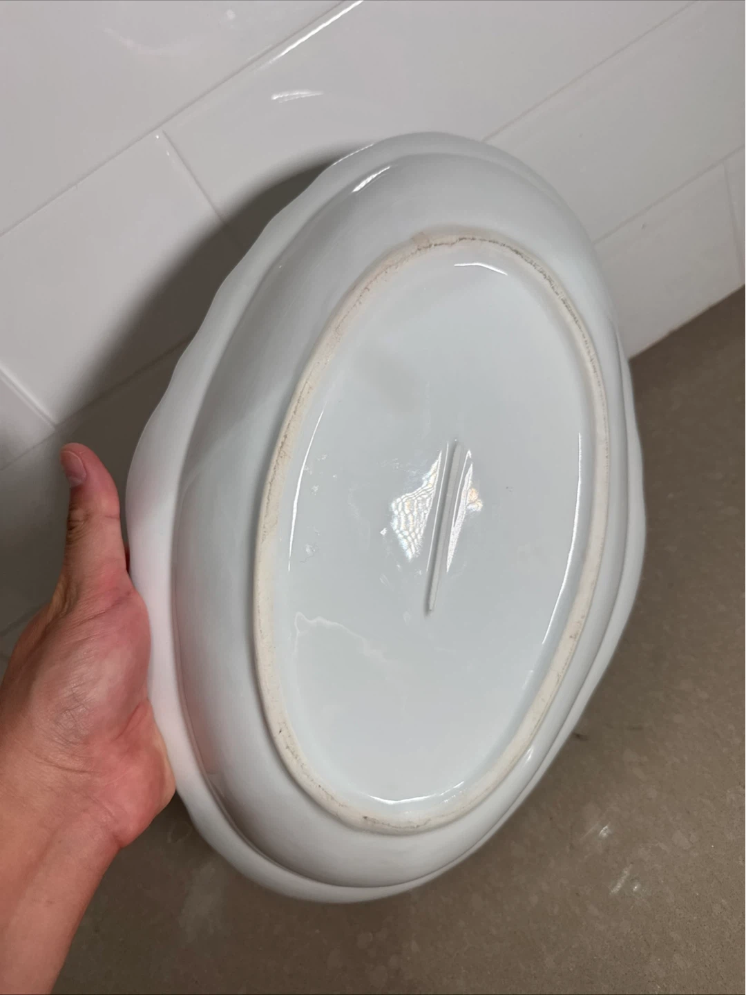 White Oval Serving Dish - photo 5
