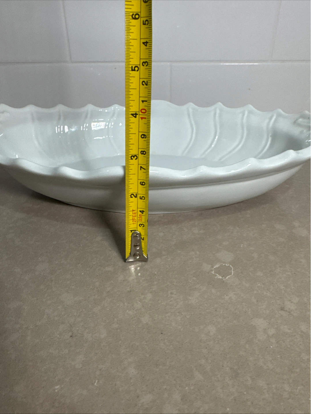 White Oval Serving Dish - photo 4