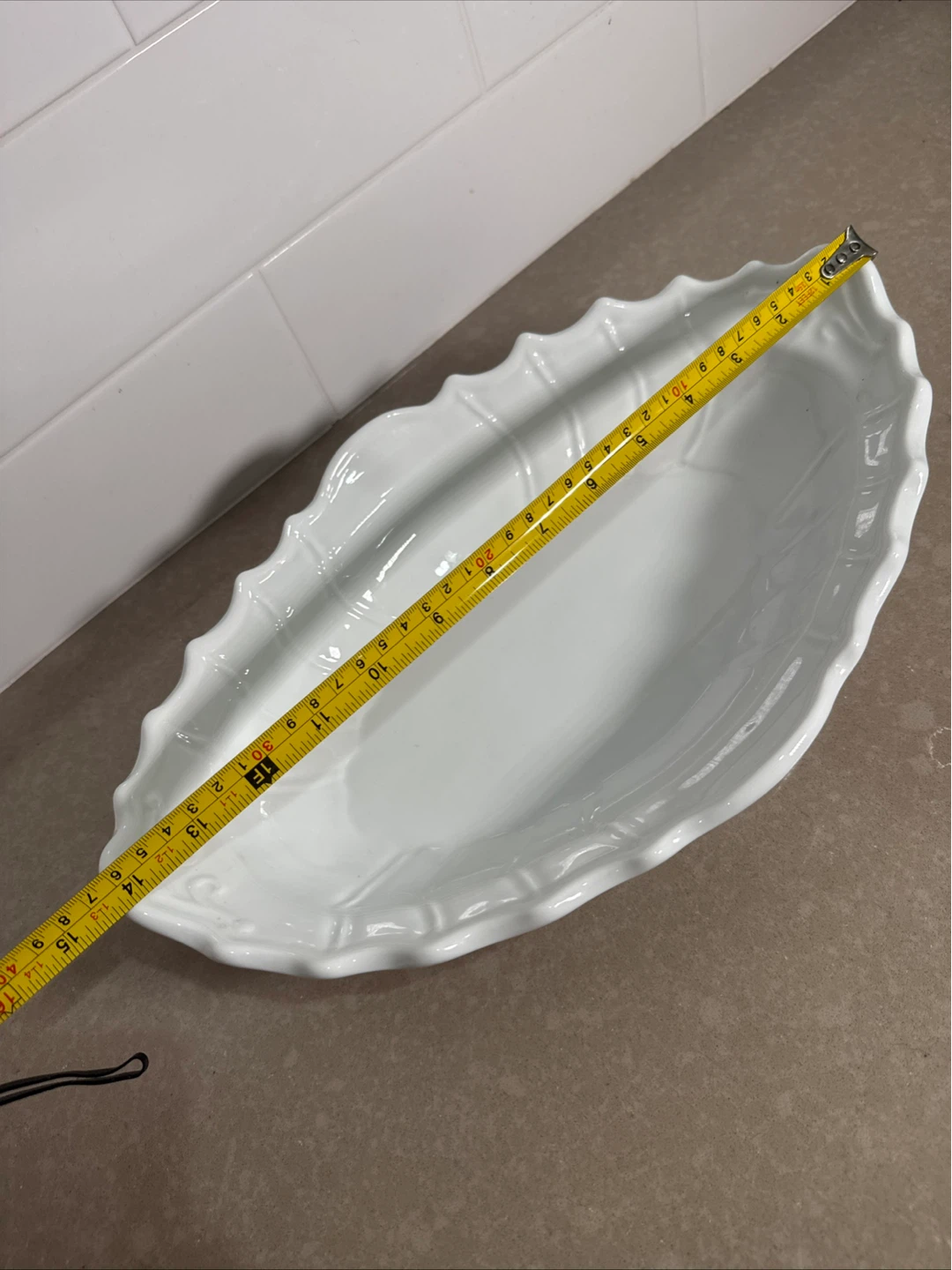 White Oval Serving Dish - photo 2