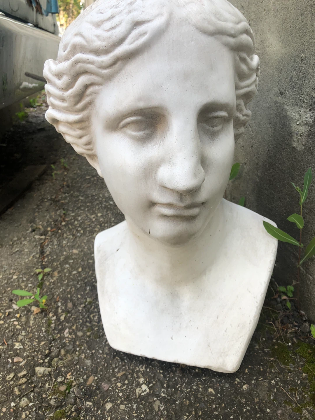 Large Roman Head Planter Garden Bust - photo 5