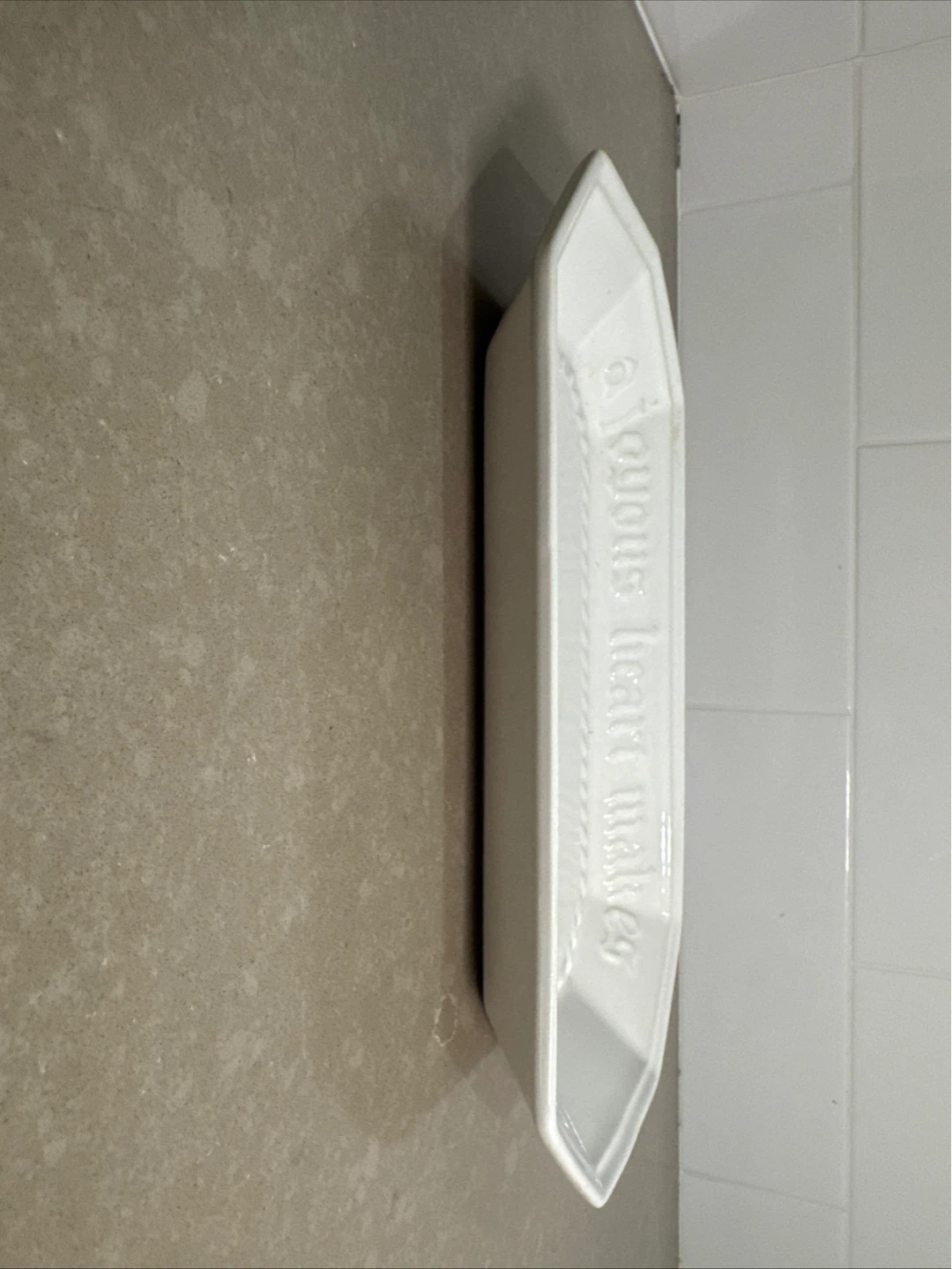 White Rectangular Serving Dish - photo 2