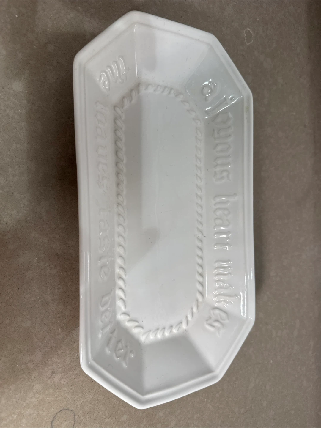White Rectangular Serving Dish