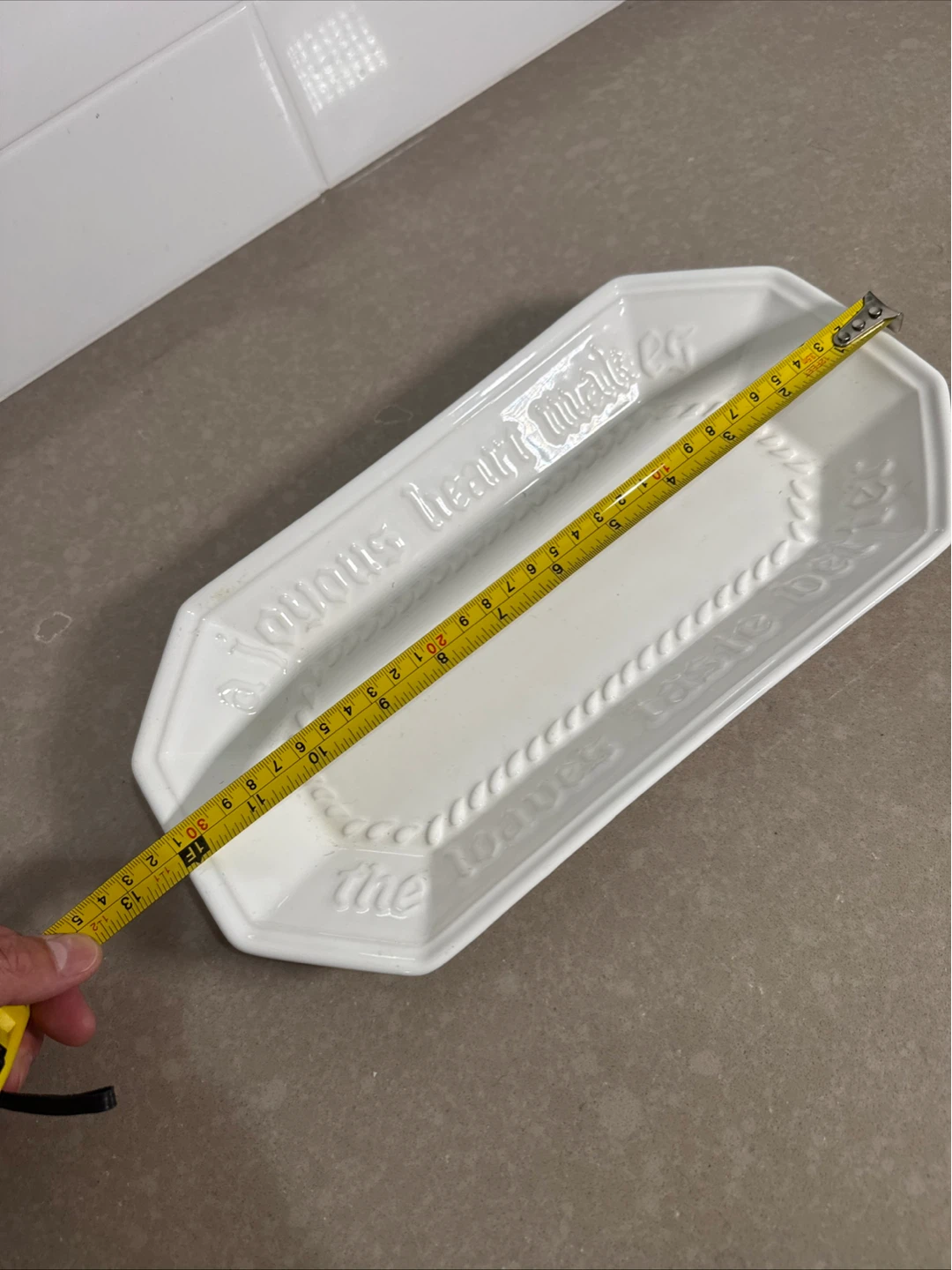 White Rectangular Serving Dish - photo 4