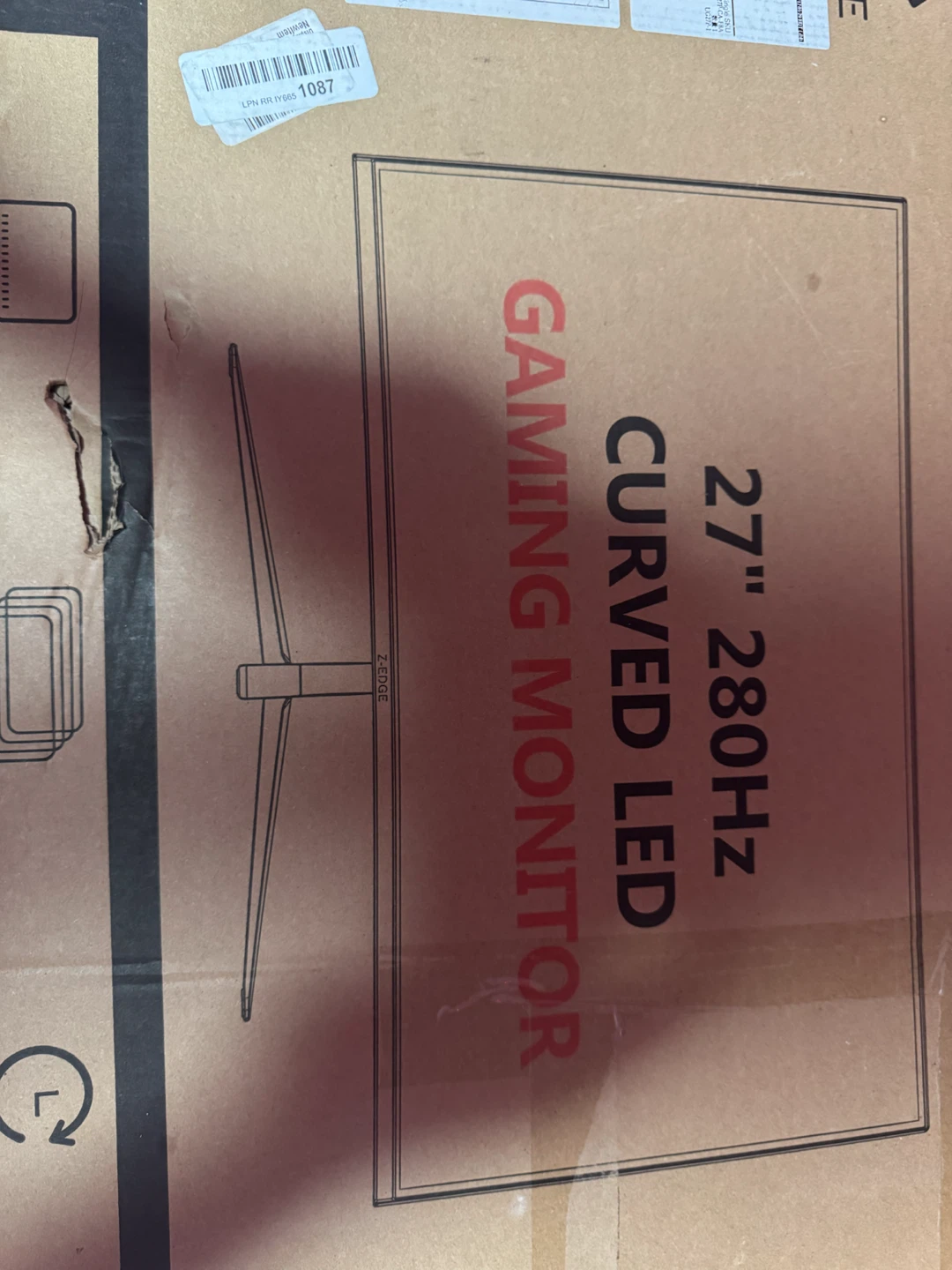 Z-Edge 27 inch Curved 280Hz Gaming Monitor - photo 2