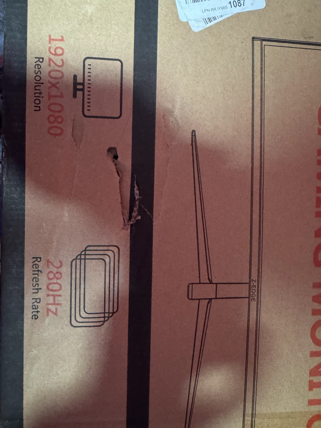 Z-Edge 27 inch Curved 280Hz Gaming Monitor - photo 3