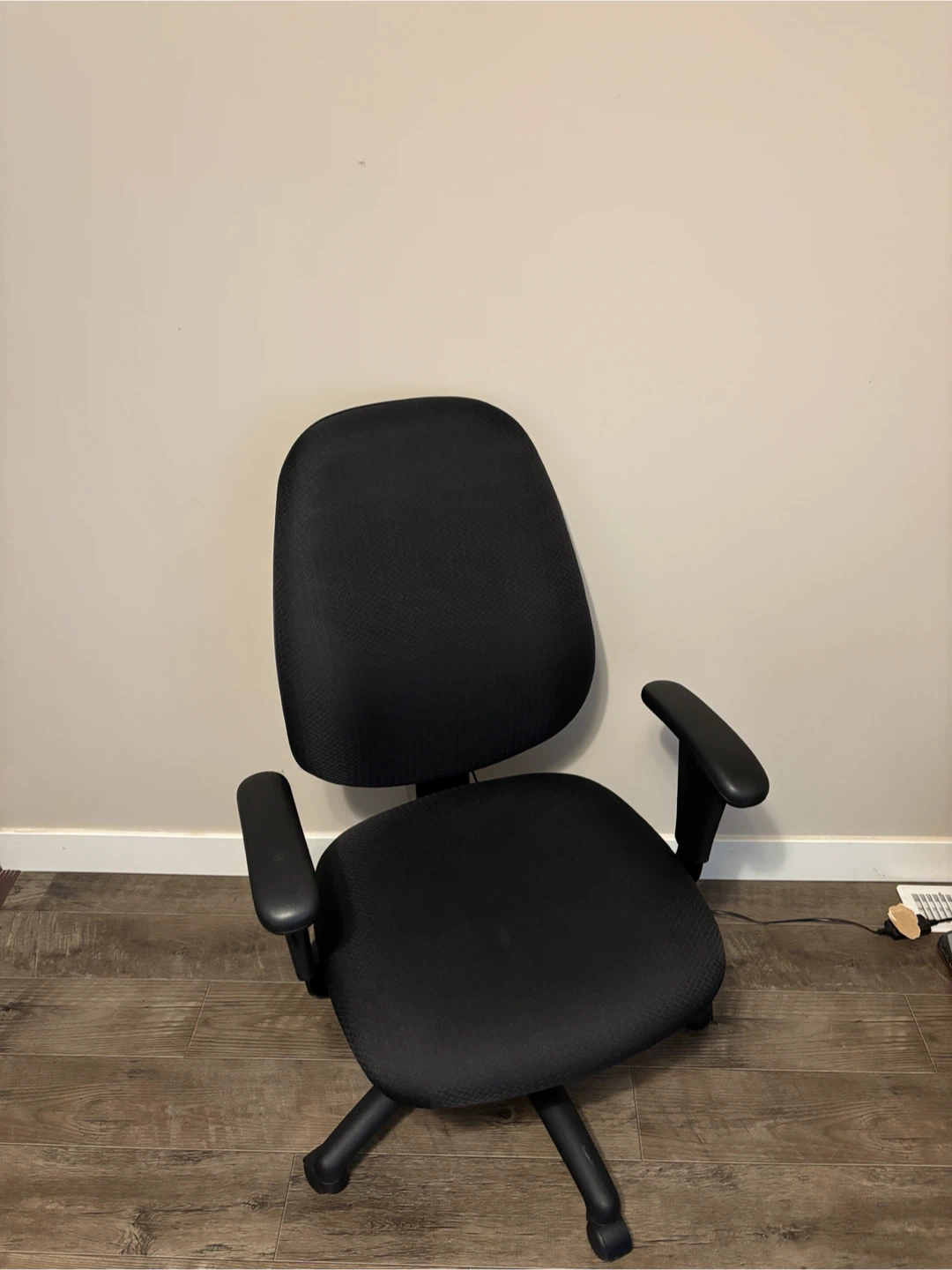 Black Office Chair with Adjustable Height