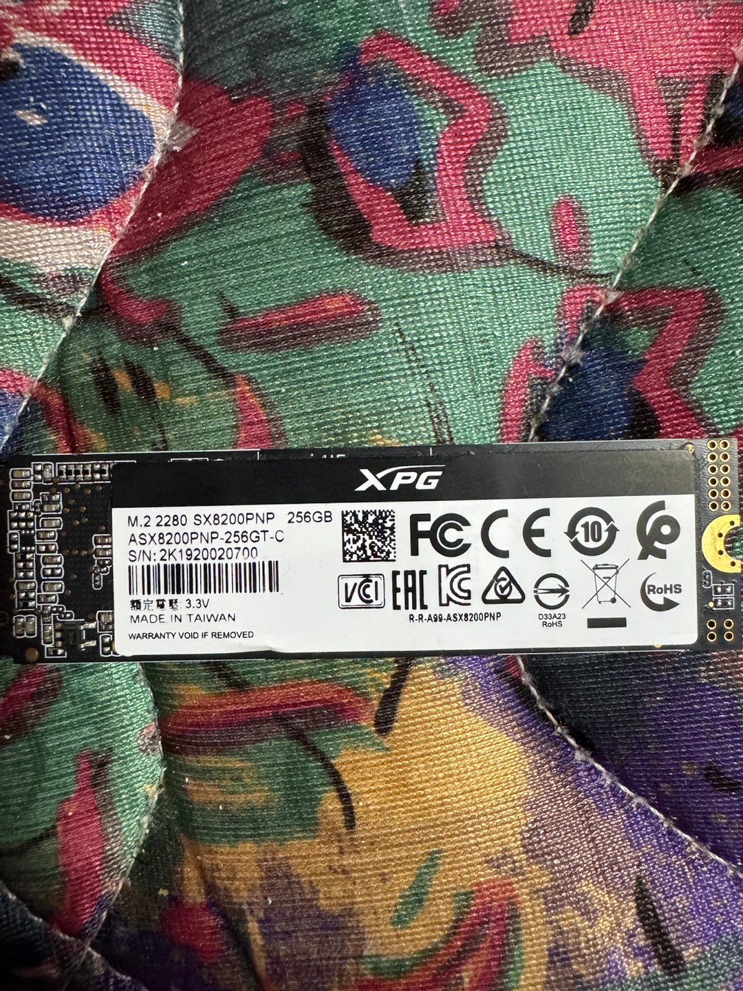 XPG SX8200 Pro 256GB M.2 2280 NVMe SSD - photo 2