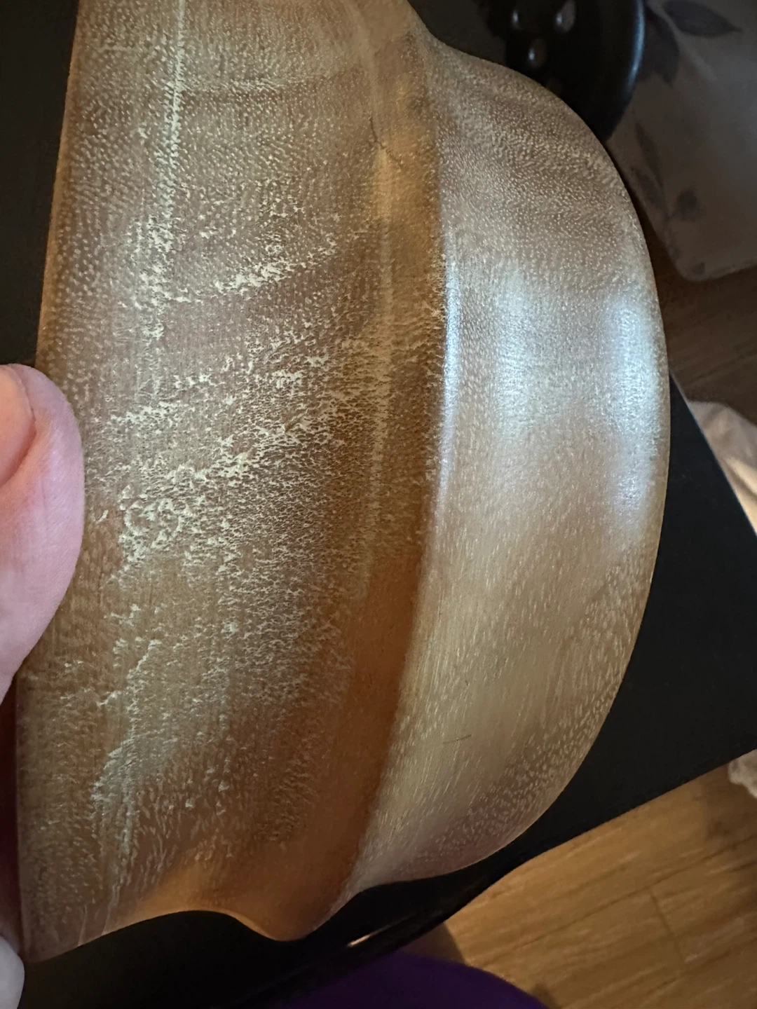 Large Rustic Wooden Serving Bowl - photo 2