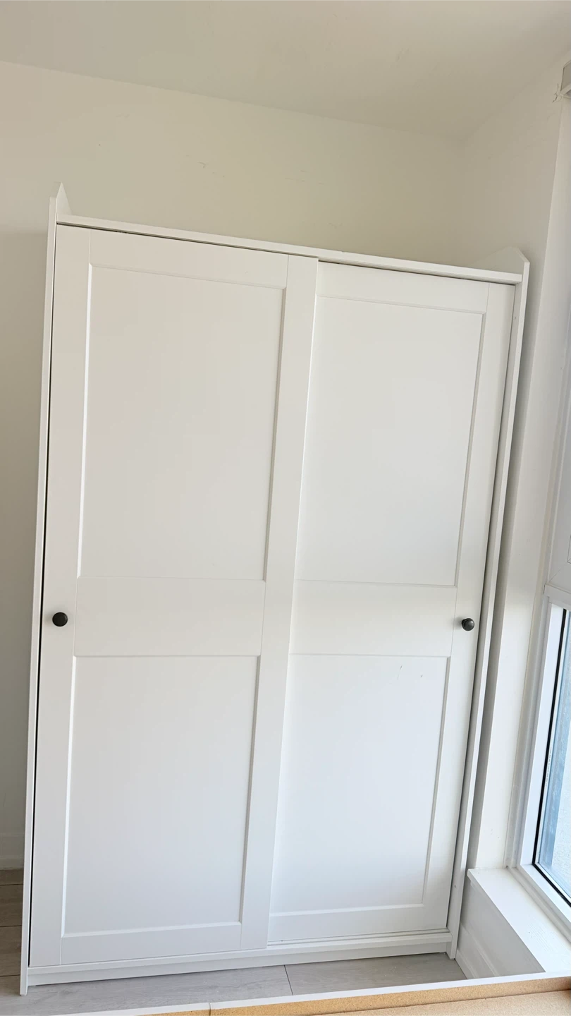 White Sliding Door Wardrobe - photo 2
