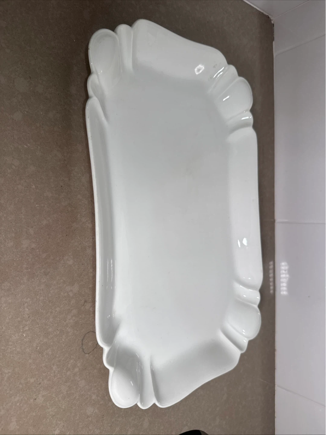 White Serving Platter