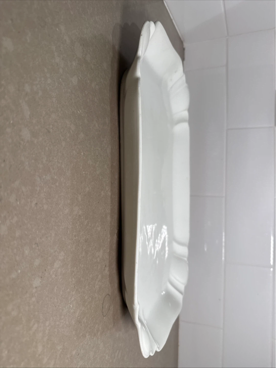White Serving Platter - photo 2