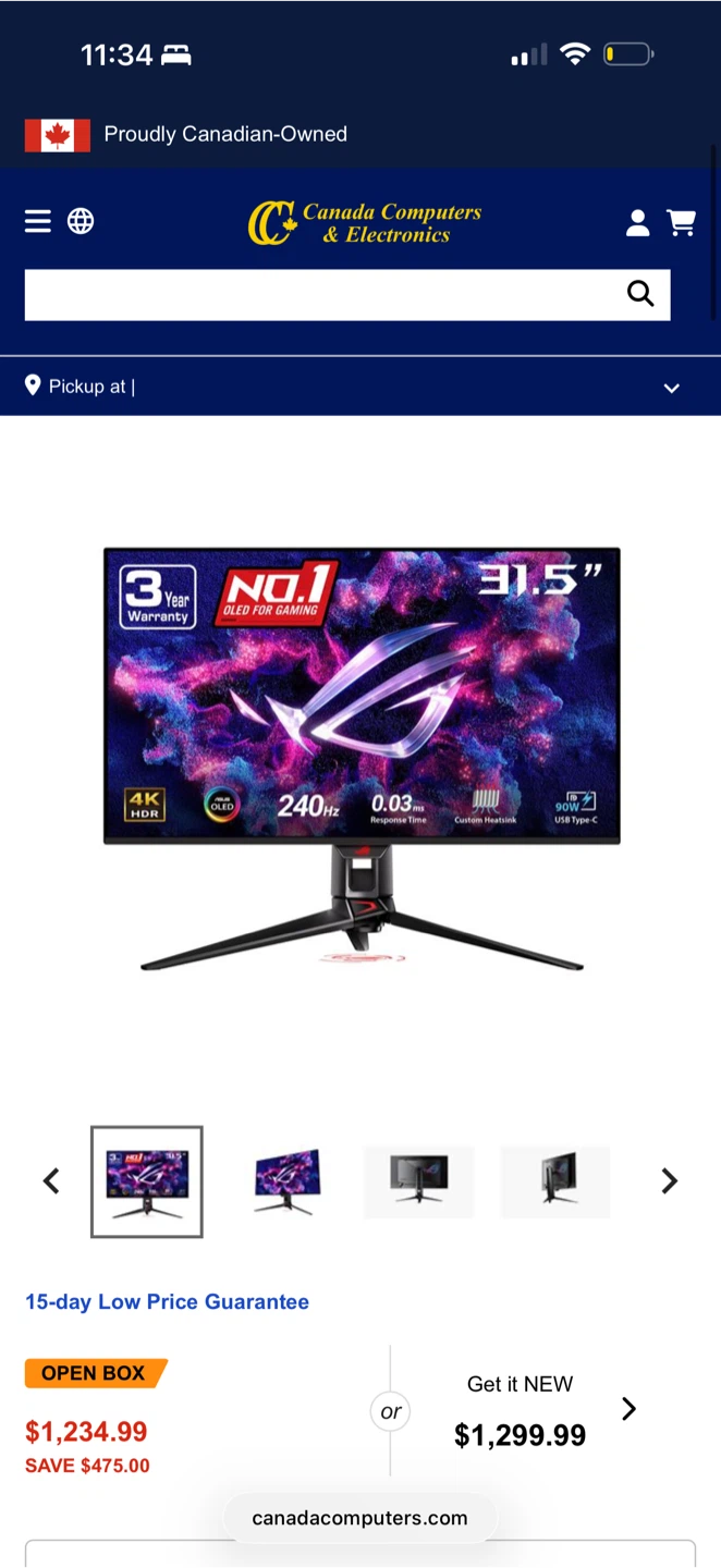 ASUS ROG OLED Gaming Monitor PG32UCDM