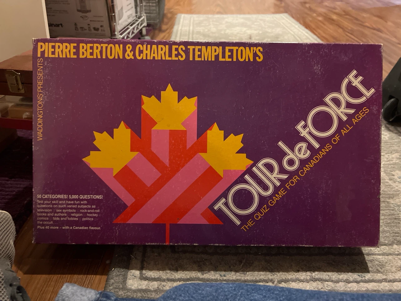 Tour de Force Canadian Quiz Board Game