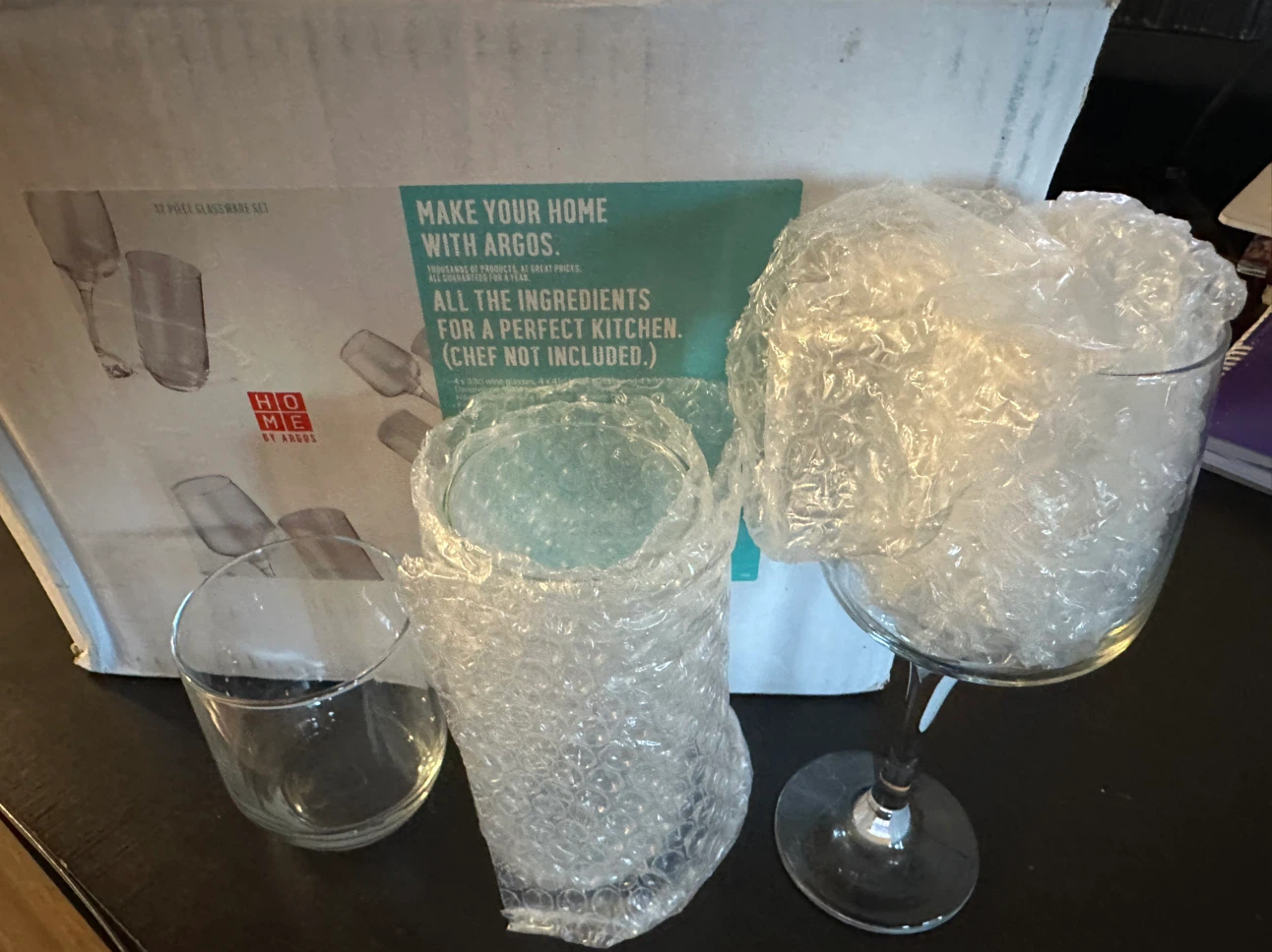 Argos Home 12-Piece Glassware Set – Brand New - photo 3