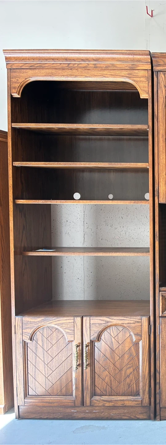 Port Moody! 3 piece dark oak wall unit - photo 5
