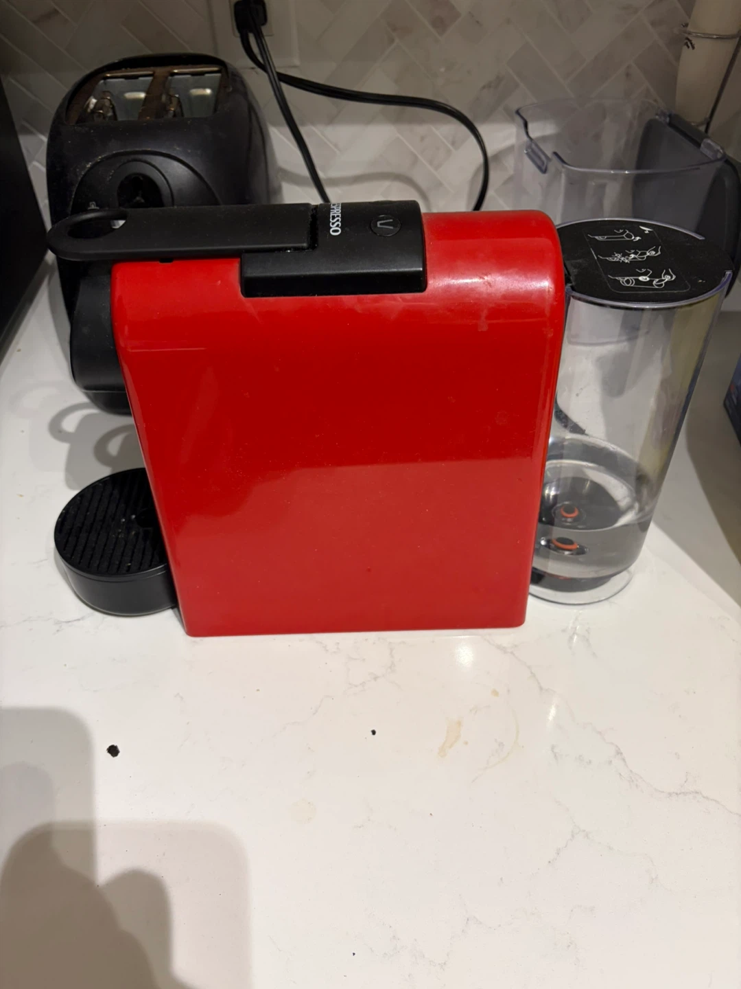 Nespresso Essenza Mini Red Espresso Machine - photo 4