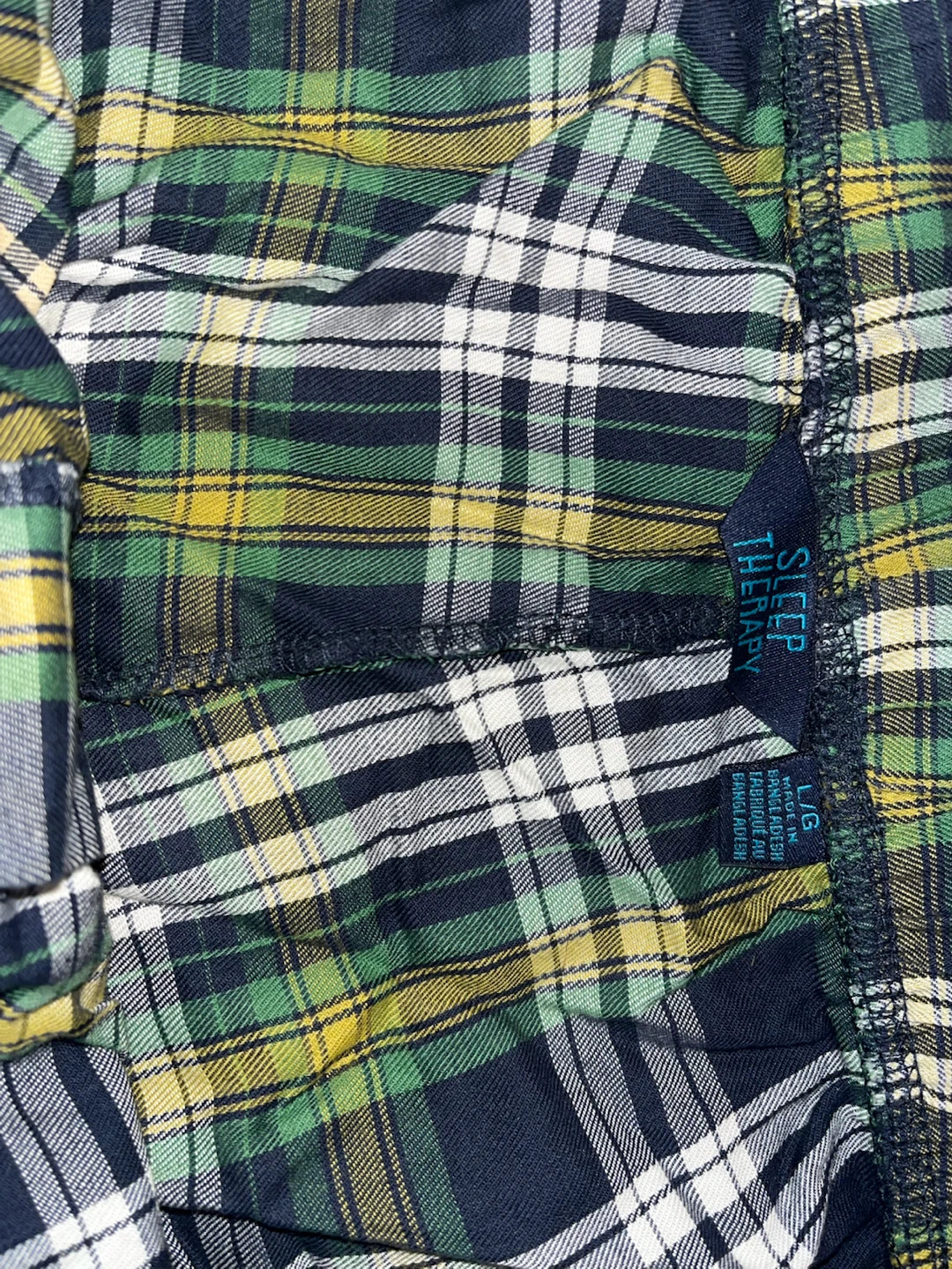 Sleep Therapy Plaid Pajama Pants L/G - photo 2